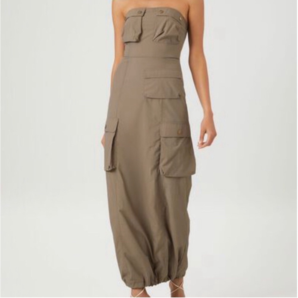 Cherry Mellow Utility Parachute Dress